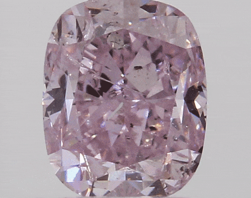 A Group of Five Fancy Purplish Pink and Fancy Purple-Pink Diamonds